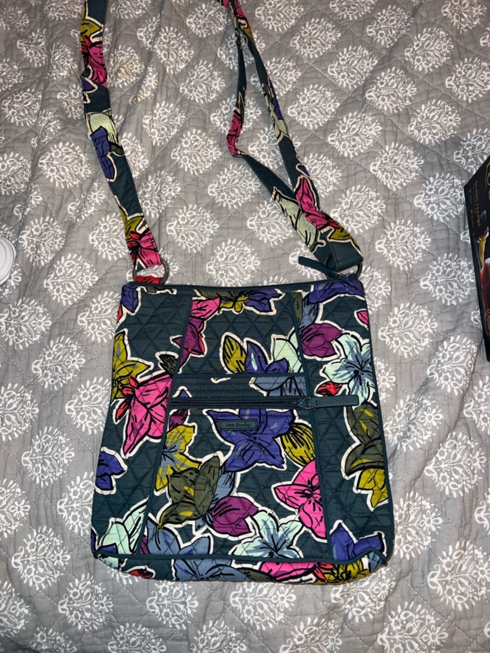 VERA BRADLEY “FALLING FLOWERS” QUILTED CROSSBODY
